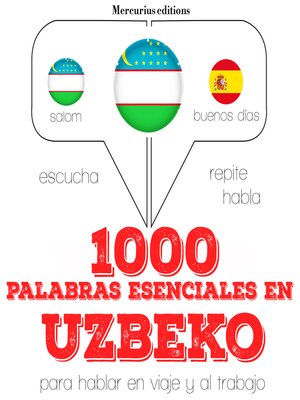 cover image of 1000 palabras esenciales en uzbeko